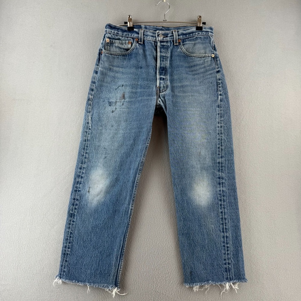 Vintage Levis Jeans Mens 34 (Fits 30x24) 501 XX Cropped Made in‎ USA